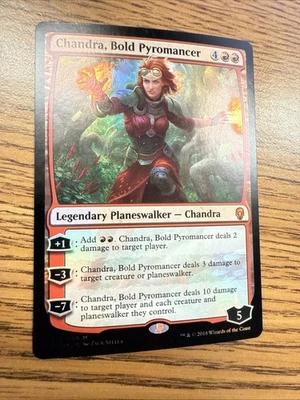 Chandra, Bold Pyromancer #275 (Foil) (LP) Dominaria DOM Magic MTG - Image 1 of 2