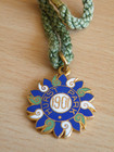 RARE CLOSED COURSE 1901 HURST PARK CLUB MEMBERS HORSE RACING BADGE