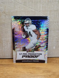 Jadarian Price 2025 Leaf Metal Pre-Production Proof Notre Dame 1/1 - Picture 1 of 2