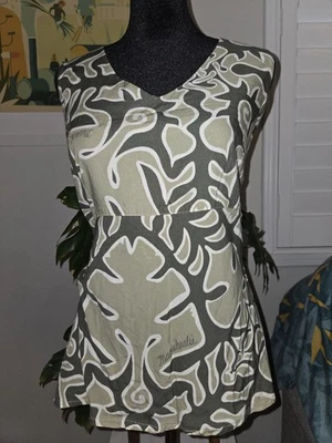 Vintage Manuhealii Women's Top Blouse Size XL ALOHA HAWAIIAN Luau Resort - Image 1 of 4