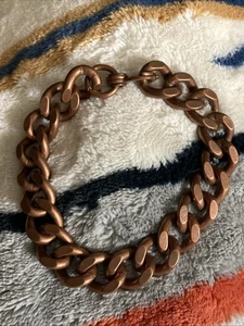 Kupfer Armband Arthritis Kubanische Kette Glieder Reiter Unisex Bracelet - Bild 1 von 5