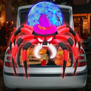 4 Fuß Halloween Aufblasbare Outdoor Dekorationen Scray Kofferraum oder Leckerli Auto Deko... - Bild 1 von 8