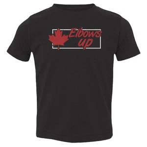 Canada Day - Elbows Up Canada Maple Leaf Toddler T-Shirt - Picture 1 of 3