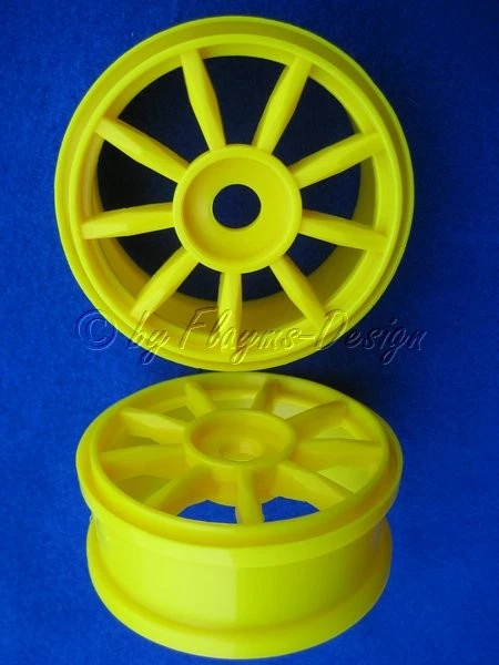 Felgen für 1:8 Buggy gelb 9 Speichen - Bild 1 von 1