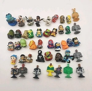 MARVEL GI Joe Power Rangers Xmen Aliens Avengers Squinkies  Micopopz Lot 44 Mini - Picture 1 of 7