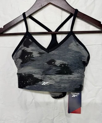 NWT Reebok Women's Speedwick Sports Bra Camo Size Small - Image 1 of 3