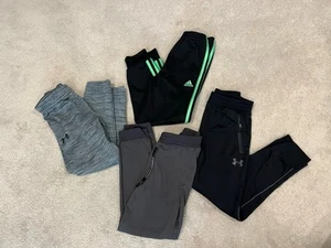 Boys Size 6 Under Armour Adidas Pants Lot - Picture 1 of 7