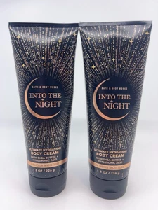 Bath and Body Works (2 Stück) INTO THE NIGHT Körpercreme 8 Oz. Neu! - Bild 1 von 2