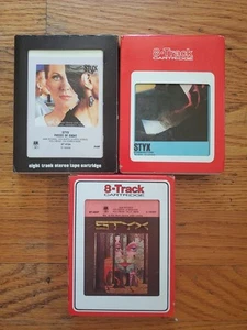 Pieces of Eight / Cornerstone / Grand Illusion by Styx (8-Track, 1977-79, A&M) - Picture 1 of 5