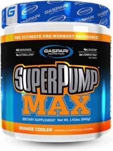 Gaspari Nutrition Superpump Max Pre-Workout 640g 40 Portionen orange Kühler Neu - Bild 1 von 3