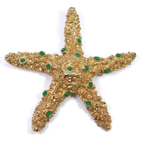 MARCEL BOUCHER SEA STAR BROOCH SIGNED - Picture 1 of 5