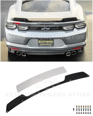 Inserto de alerón de mimbre tinte humo ala hoja culata Chevrolet Camaro 16-24 Foto 1 de 4