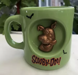 Scooby Doo novelty coffee mug, BonBon Buddies, Hanna-Barbera, green and bronze - Picture 1 of 12