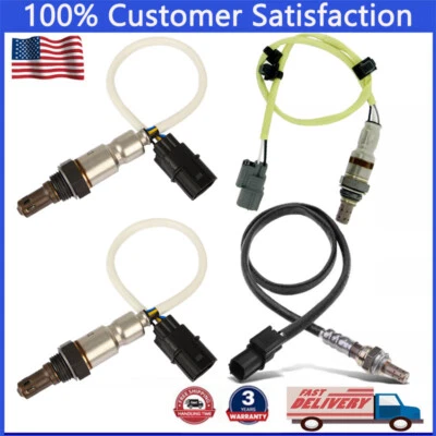 4PCS Up+Downstream Oxygen O2 Sensor For 2010 2011 2012 2013 Acura TL TSX MDX ZDX - Image 1 of 4