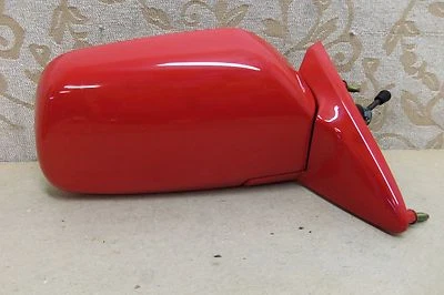NOS OEM MITSUBISHI DODGE LANCER C51A 1988-92 COLT C53A LH RED MIRROR #MB736880 - Image 1 of 4