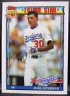 1991 Topps Future Stars Jose Offerman Baseball Card #587 (001)