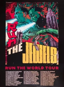 RUN THE JEWELS "RUN THE WORLD" TOUR 2017 ORIGINAL 24X18 TOUR POSTER - Picture 1 of 8