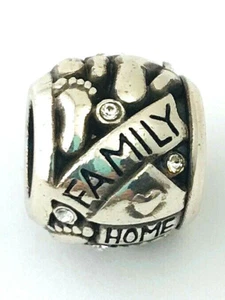 Brighton Family Home Bead, Silver Finish, JC2370, New - Picture 1 of 2