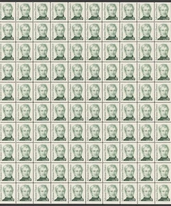 1985 US Scott #1852 9c Sylvanus Thayer, Sheet of 100 MNH - Picture 1 of 1