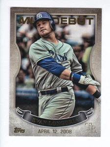 2016 Topps Series 1 #MLBD-19 EVAN LONGORIA Tampa Bay Rays MLB DEBUT Insert - Picture 1 of 2