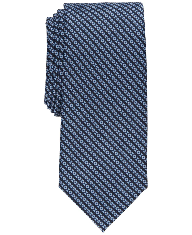 ALFATECH by Alfani Men's Banfield Mini Slim Tie-Blue/Navy