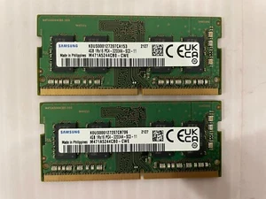 Samsung 8GB (2x 4GB) PC4-3200AA DDR4 Laptop Memory SO-DIMM RAM M471A5244CB0-CWE - Picture 1 of 1