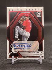 2022 Panini Donruss Optic The Elite Series Signatures Dauri Moreta #ESS-DU Auto