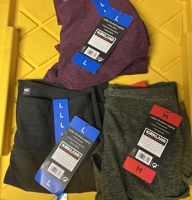 LEGGINGS CAPRI BOLSILLO S CEPILLADO ROJO FIRMA KIRKLAND S&M Y AZUL M/NEGRO S M XS Foto 1 de 4