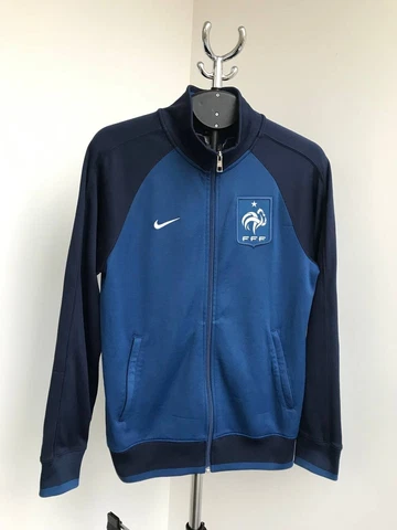 FRANCE 2012 2014 WORLD CUP FOOTBALL SOCCER JACKET NIKE 449696-405 MENS ADULT S Cover