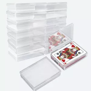 Spielkarten Deck Box 16 Stück Kunststoff Leer Sammelkarten Etui Halter 3,8 x 2,7... - Bild 1 von 4