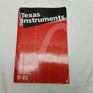 Texas Instrument Ti-83  Manual Graphing Calculator Guidebook - Picture 1 of 4