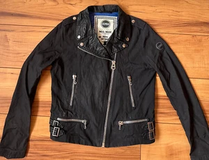 100%ORIG COLMAR HELL MADE CAPSULE BIKER JACKE GR.44 ITAL. DE 38 M 1909 - Bild 1 von 13
