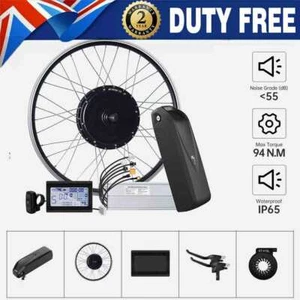 26"27.5" ebike conversion kit with battery 48V 2000 Electric Bike rear wheel kit - Picture 1 of 20