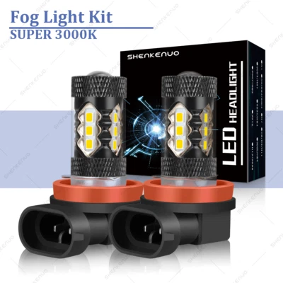 PARA 2015 2016 2017 2018 2019 TOYOTA TUNDRA LED BOMBILLAS ANTINIEBLA ACTUALIZACIÓN DORADO 2X Foto 1 de 4