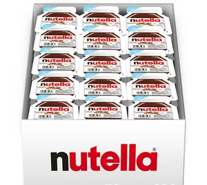 Mini tazas Nutella para untar de avellanas para una sola porción paquete de 10 deliciosos topping - Imagen 1 de 9