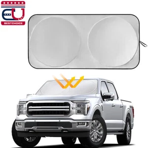Plegable Extra Grande Coche Parabrisas Delantero Parasol Visera Cubierta Calor Bloqueo UV - Imagen 1 de 9