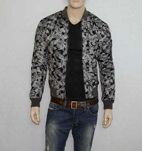 398 $ NEU John Varvatos tarnfarbene Bomberjacke Größe SMALL in Stachelrochen - Bild 1 von 12