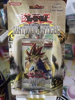 2004 YUGIOH ANCIENT SANCTUARY 1st ED SPANISH Blister RARE!! - Image 1 of 2