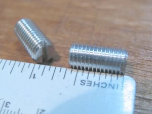 11 pasadores/estubos roscados de aluminio, 5/16"-24 x 5/8" de largo con ranura para tornillo - Imagen 1 de 2