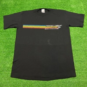 Vintage 90s Perfect Circle Engine & Chassis Systems T-Shirt Black Size Large USA - Bild 1 von 8