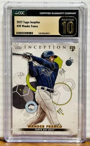 2022 Topps Inception 39 Wander Franco CGC Pristine Rookie Tampa Bay Devil Rays - Picture 1 of 2