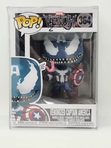 Funko Venomized Captain America 364 Venom Marvel with Protector Box - Picture 1 of 5