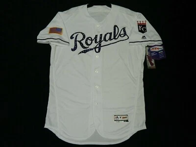 Authentic Kansas City Royals July 4th Stars & Stripes FLEX BASE Jersey 44 - Image 1 of 2