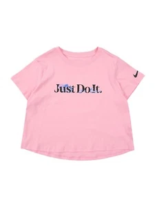 NIKE Sportswear Big Girl's Cropped T-Shirt Pink Size XLarge - Picture 1 of 2