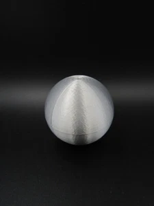 Kugel kugelförmig einfach glatt 3D-gedrucktes Modell geometrische Statue Skulptur - Bild 1 von 2