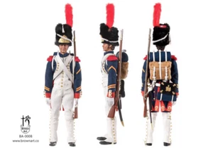 New BROWN ART BA-0008 1/6 Napoleon's Empire Corporal of the Guards 12" in stock - Picture 1 of 13