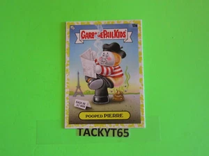 2023 Garbage Pail Kids Go on Vacation Yellow Parallel 17a Pooped PIERRE - Picture 1 of 2