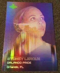 *2022 PARKSIDE NWSL*SYDNEY LEROUX*CITYSCAPES*FOIL SP INSERT*#C15*PRIDE*NRMT* - Picture 1 of 2