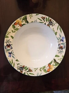 SAKURA SCHMETTERLINGE GEMÜSE SERVIERSCHÜSSEL 9 3/4" STEINGUT SPÜLMASCHINENFEST - Bild 1 von 8