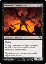 MTG 2x Demonic Taskmaster Avacyn Restored card Magic The Gathering NM